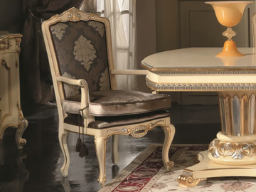 35TH ANNIVERSARY SE 486/A - Upholstered fabric chair with armrests by SCAPPINI & C - view 2